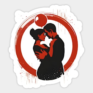 Discover True Romance: Art, Creativity and Connections for Valentine's Day and Lovers' Day Sticker